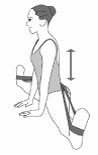 Правильное выполнение растяжки мышц бедра с захватом пропущенного за спиной пояса ступнями