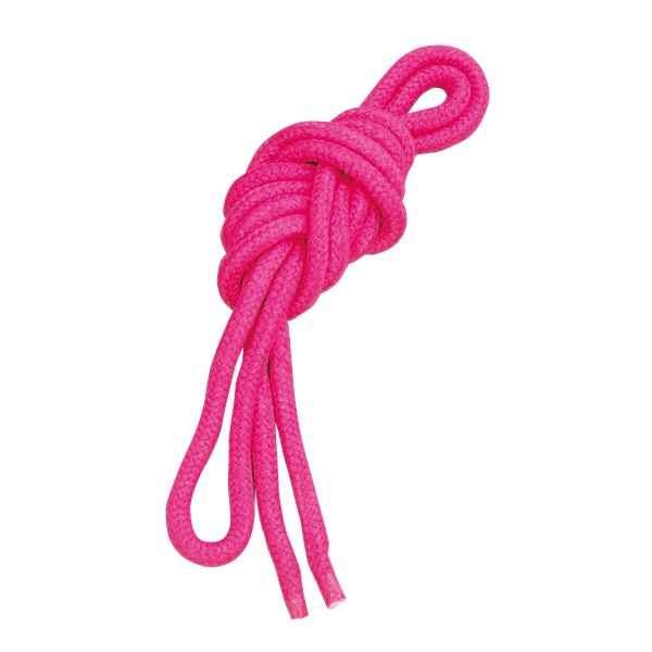 Скакалка гимнастическая юниорская (вискоза, 2,5 м) Chacott (043 Розовый)