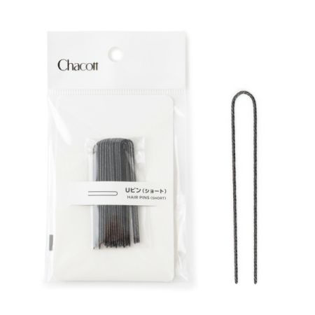 Шпильки для волос (короткие, 54 мм) - 20 шт. в упаковке. Ребристая поверхность, очень хорошо держатся на волосах.