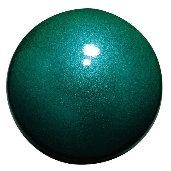 Мяч гимнастический с блёстками юниорский (170 мм) Chacott (537 Изумруд)