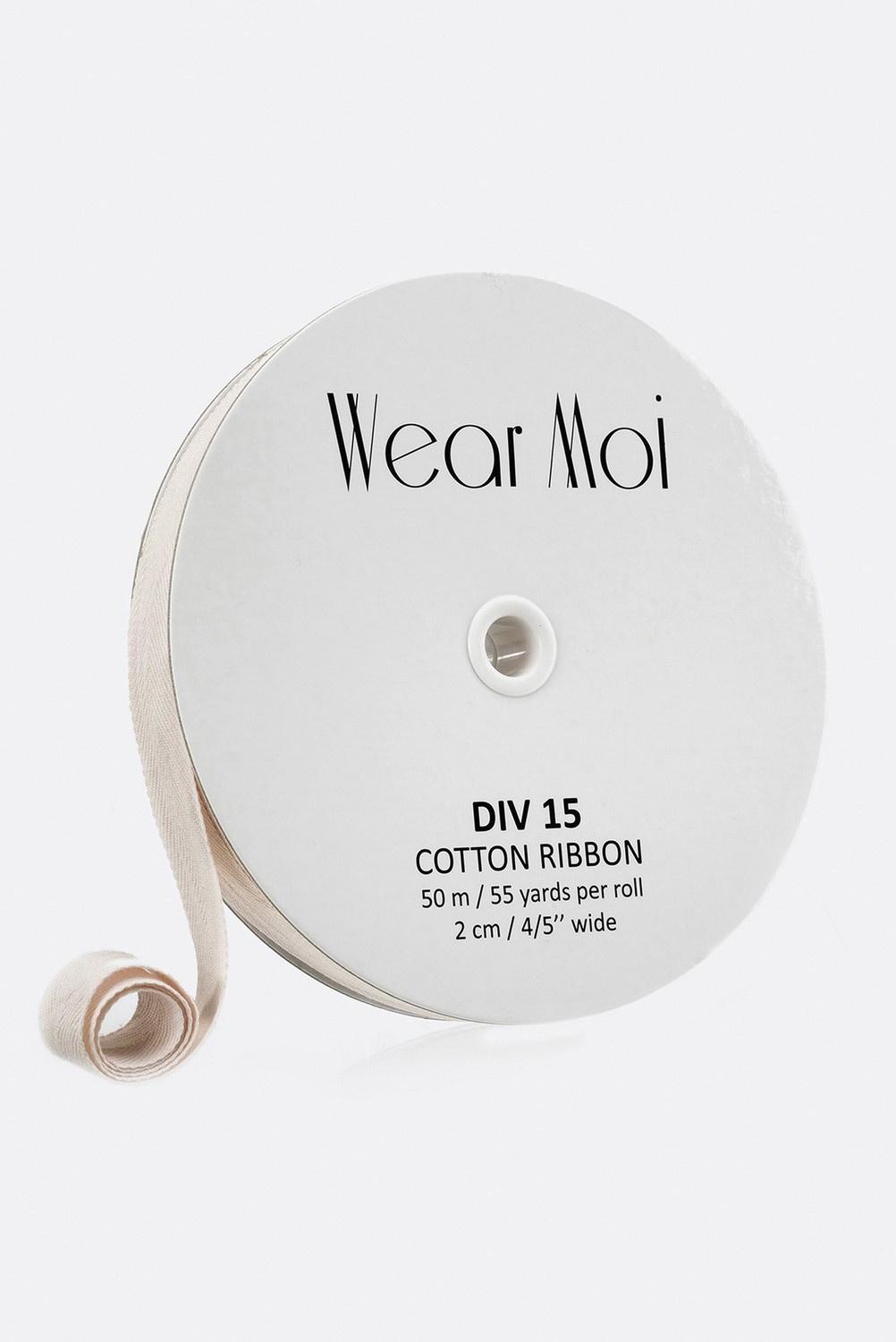 Лента для пуантов х/б в рулоне (50 м, 22 мм) Wear Moi DIV15