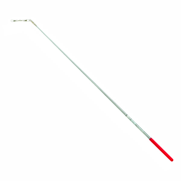 Палочка гимнастическая цвета металлик Chacott (стандарт, 600 мм) (698 Серебряный)