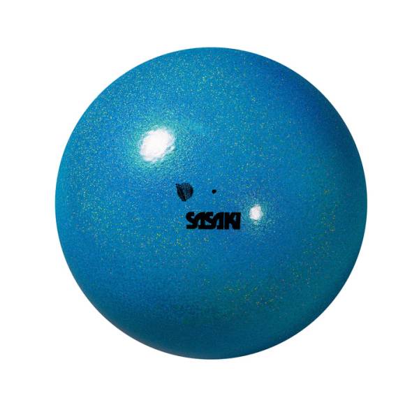 Мяч с блёстками (18,5 см) Meetia Ball Sasaki M-207BRM-F - голубой морской