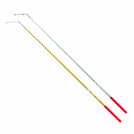 Палочка гимнастическая цвета металлик (стандарт, 600 мм) 301501-0008-58