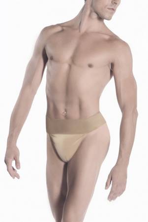 Бандаж балетный мужской (пояс 7,2 см) Wear Moi DANCEBELT_WIDE -  тёмно-бежевый - размер XS