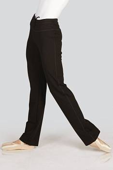 Широкие и комфортные танцевальные брюки для разогрева, с эластичным поясом и тесёмкой